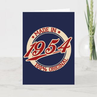 Made in 1954 karte