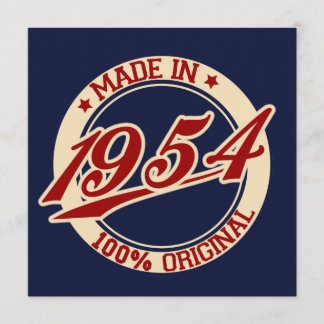 Made in 1954 karte