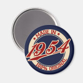 Made in 1954 magnet (Vorderseite/Rückseite)