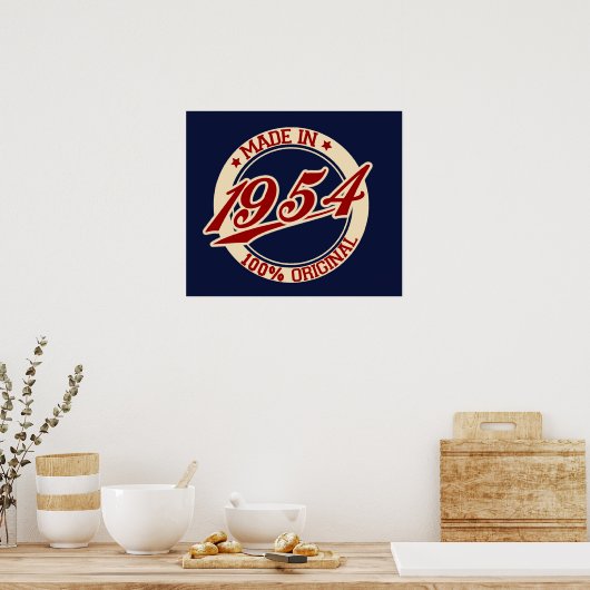 Made in 1954 poster (Küche)