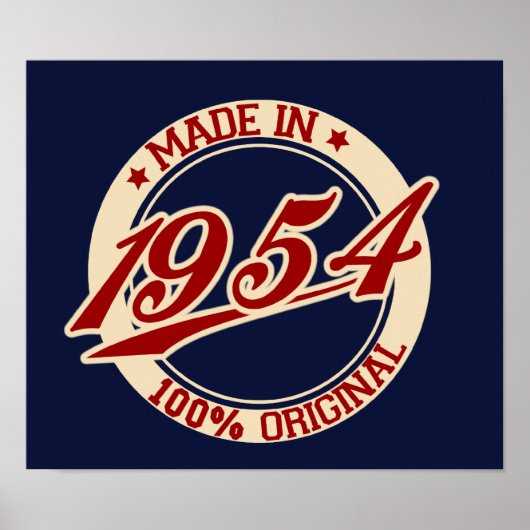 Made in 1954 poster (Vorne)