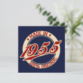 Made In 1955 Karte (Stehend Vorderseite)