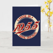 Made In 1955 Karte (Gelbe Blume)