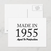 Made In 1955 Postkarte (Vorne/Hinten)