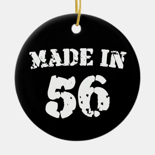 Made in 1956 keramik ornament (Vorne)