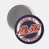 Made in 1956 magnet (Vorderseite/Rückseite)