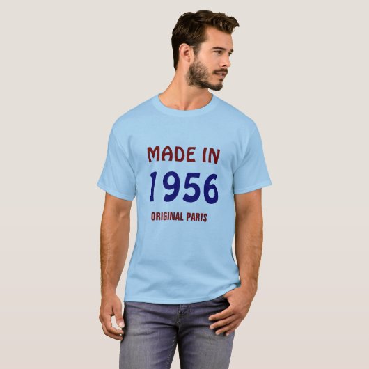 Made in 1956 T-Shirt (Vorne ganz)