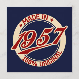 Made in 1957 karte