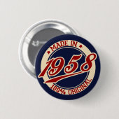 Made in 1958 button (Vorne & Hinten)