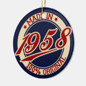 Made in 1958 keramik ornament (Links)