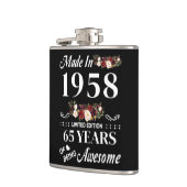 Made in 1958 Limited Edition 65 Jahre des Seins Flachmann (Links)