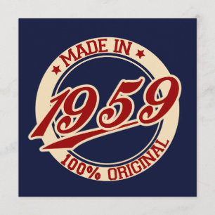 Made in 1959 karte