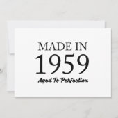 Made in 1959 karte (Vorderseite)