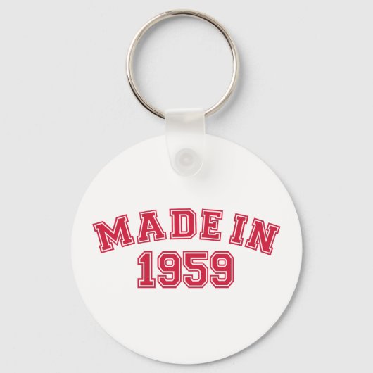 Made in 1959 schlüsselanhänger (Vorderseite)