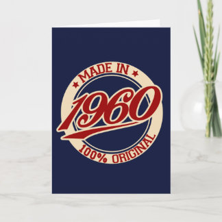 Made In 1960 Karte