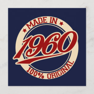 Made in 1960 karte