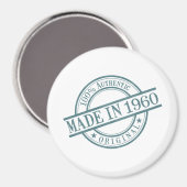 Made in 1960 magnet (Vorderseite/Rückseite)