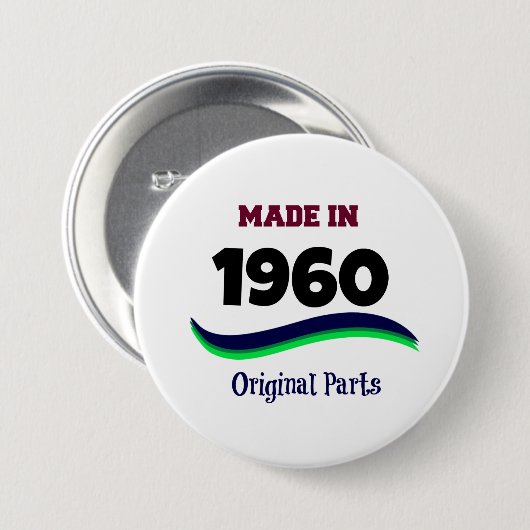 Made in 1960, Original Parts Button (Vorne & Hinten)