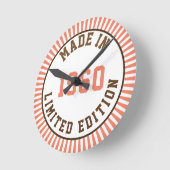 Made in 1960 runde wanduhr (Winkel)