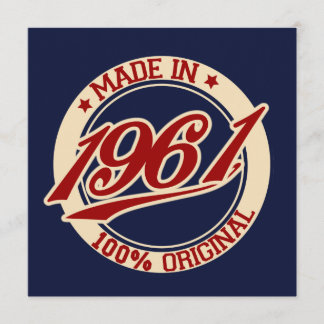 Made in 1961 karte