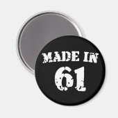 Made in 1961 magnet (Vorderseite/Rückseite)