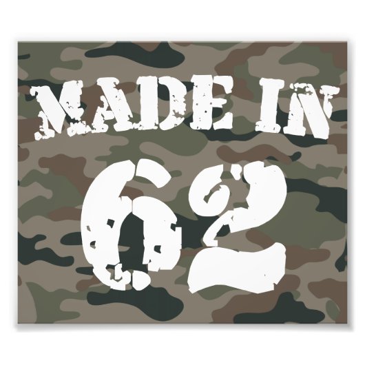 Made in 1962 fotodruck (Vorne)
