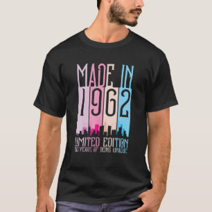 Made in 1962 Limited Edition 60 Jahre einzigartig T-Shirt
