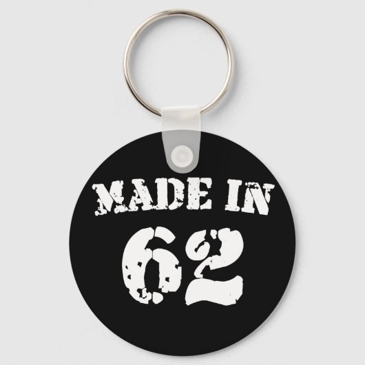 Made in 1962 schlüsselanhänger (Vorderseite)