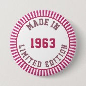 Made in 1963 button (Vorderseite)