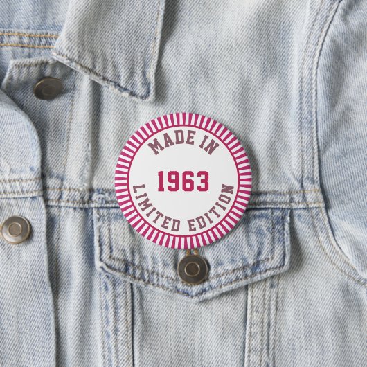 Made in 1963 button (Beispiel)