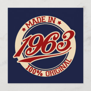 Made in 1963 karte
