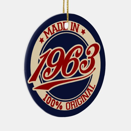 Made in 1963 keramik ornament (Rechts)