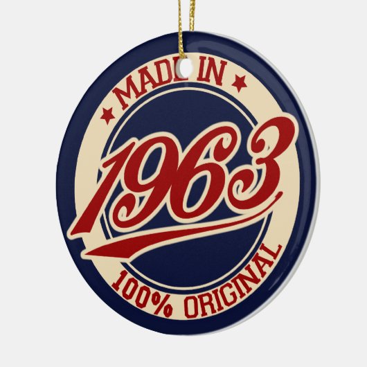 Made in 1963 keramik ornament (Links)