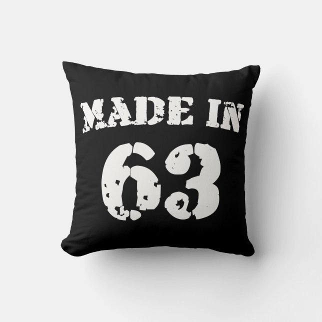 Made in 1963 kissen (Vorderseite)