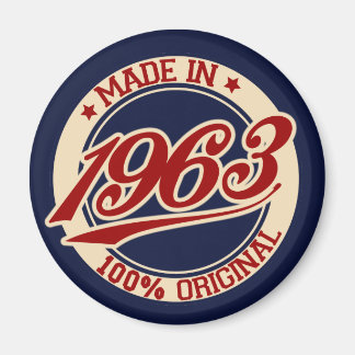 Made in 1963 magnet