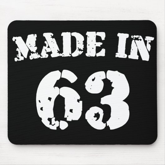 Made in 1963 mousepad (Vorne)