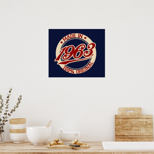 Made in 1963 poster (Küche)