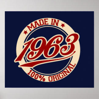 Made in 1963 poster