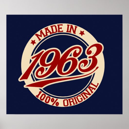 Made in 1963 poster (Vorne)