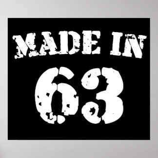 Made in 1963 poster