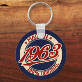 Made in 1963 schlüsselanhänger (Vorderseite)