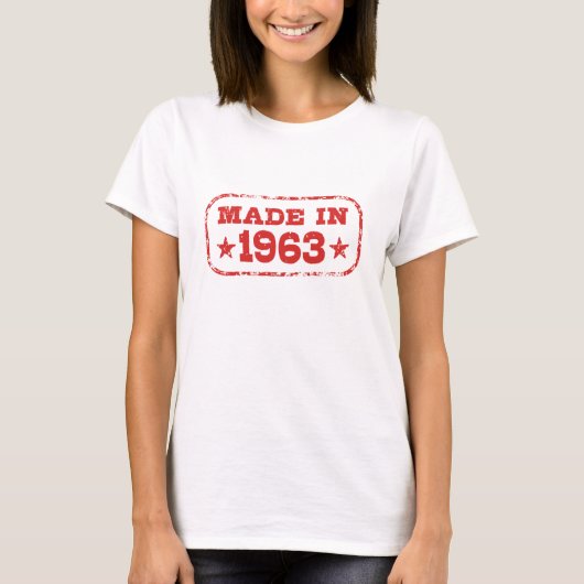 Made in 1963 T-Shirt (Vorderseite)