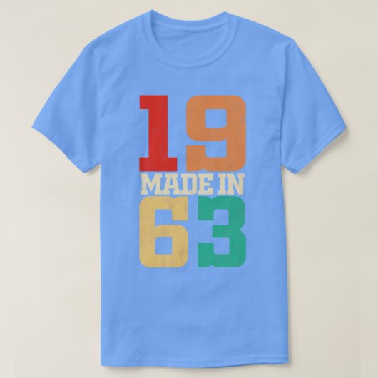 Made in 1963 T-Shirt (Design vorne)