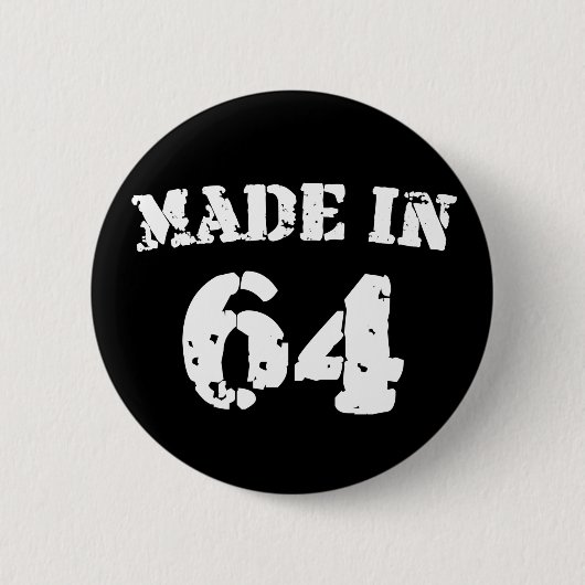 Made in 1964 button (Vorderseite)