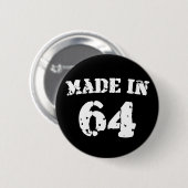 Made in 1964 button (Vorne & Hinten)