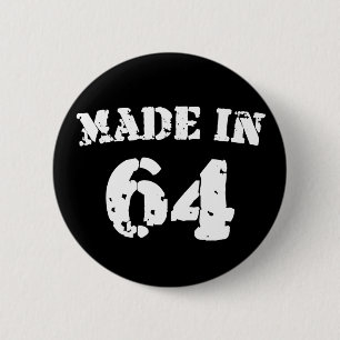 Made in 1964 button