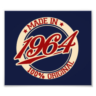 Made in 1964 fotodruck