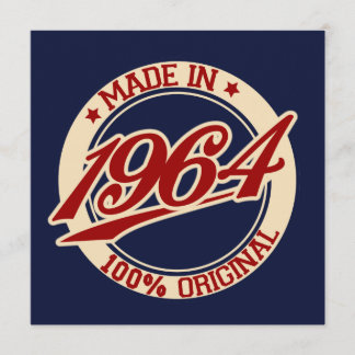 Made in 1964 karte
