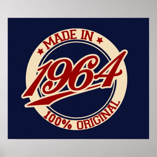 Made in 1964 poster (Vorne)