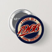 Made In 1966 Button (Vorne & Hinten)